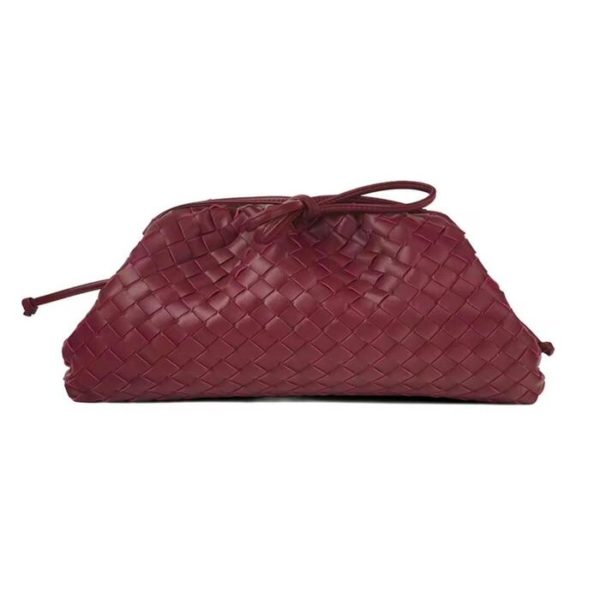 Royal maroon clutch
